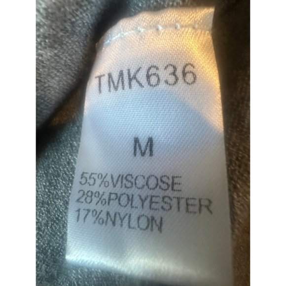 THML Grey Women's Top with Tiered sleeve size Medium -  NWT - Picture 4 of 4